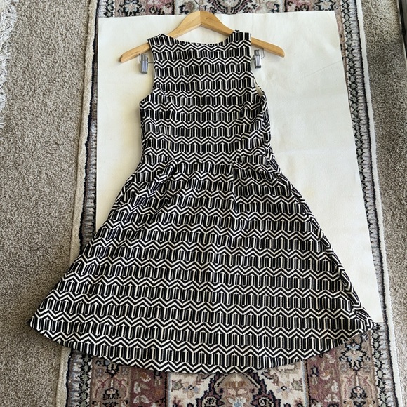 ANTHROPOLOGIE Leifsdottir Tonnelle Zip Front Dress Textured Sleeveless Size 4 - Picture 9 of 16